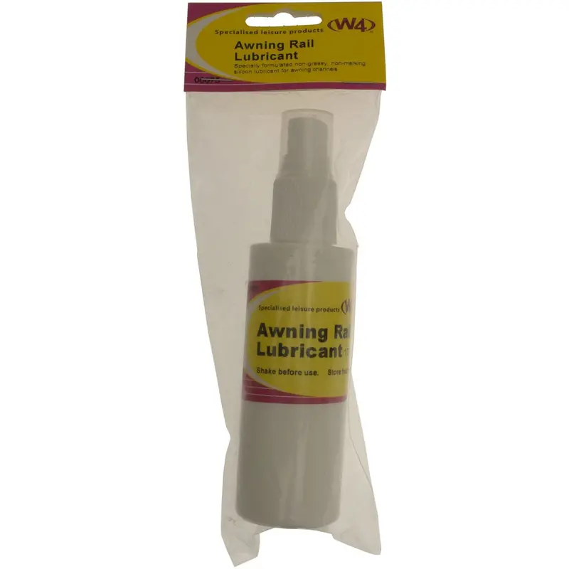W4 Awning Rail Lubricant Spray – Silicone-Based, Weather-Resistant (00075) 1